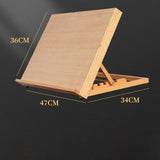 Maxbell Tabletop Easel Folding Drawing Sketching Board for Drawing Drafting Painting 47cmx34cmx36cm