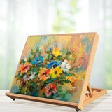 Maxbell Tabletop Easel Folding Drawing Sketching Board for Drawing Drafting Painting 47cmx34cmx36cm