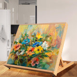 Maxbell Tabletop Easel Folding Drawing Sketching Board for Drawing Drafting Painting 47cmx34cmx36cm