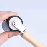 Maxbell Rubber Brayer Roller Handheld Printing Roller for Scrapbooking Engraving Ink