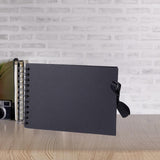 Maxbell Scrapbook Photo Album Family Photo Storage Graduation Anniversary Album Book Black