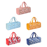 Maxbell Yarn Storage Organizer with Handle Crochet Bag for Yarn Skeins Crochet Hooks Sewing patterns