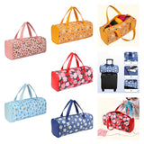 Maxbell Yarn Storage Organizer with Handle Crochet Bag for Yarn Skeins Crochet Hooks Sewing patterns