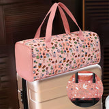 Maxbell Yarn Storage Organizer with Handle Crochet Bag for Yarn Skeins Crochet Hooks Sewing patterns