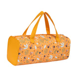 Maxbell Yarn Storage Organizer with Handle Crochet Bag for Yarn Skeins Crochet Hooks Hazelnut Dragonfly