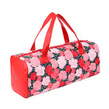 Maxbell Yarn Storage Organizer with Handle Crochet Bag for Yarn Skeins Crochet Hooks Rose Garden