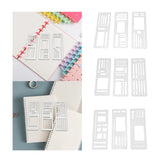 Maxbell 3 Pieces Journal Stencils Planner Stamps Notebook Lines Handmade Lightweight Style A