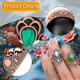 Sewing Thimble Finger Protector Embroidery Sewing Quilting Craft Accessories Red Bronze