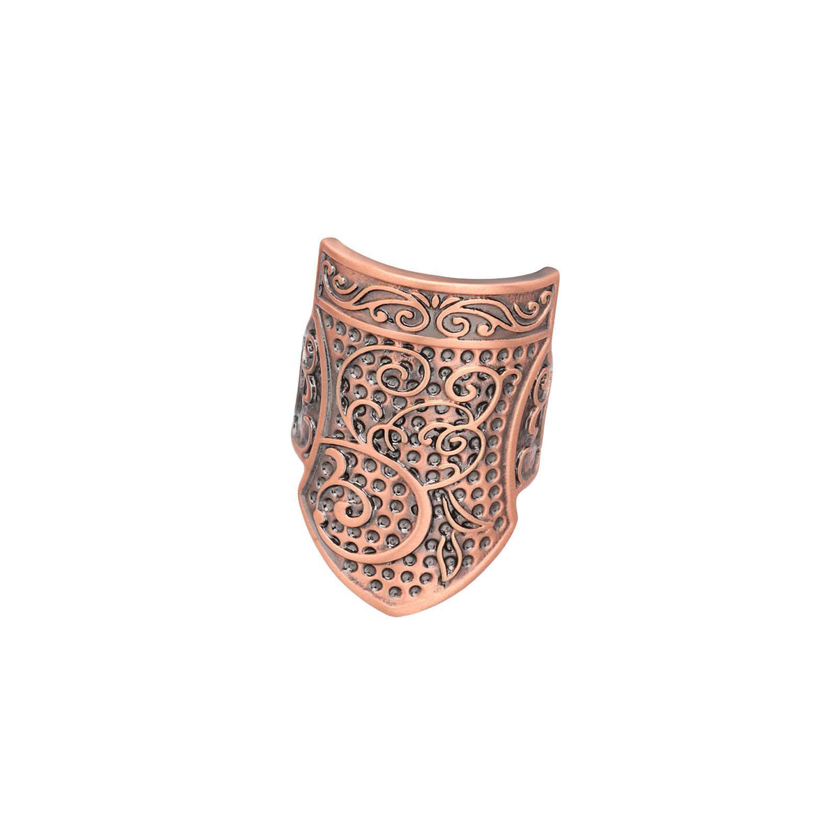 Sewing Thimble Finger Protector Antique Sewing Finger Guard DIY Sewing Tools Red Bronze
