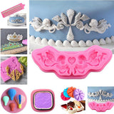 3D Garden Lamp Silicone Cake Mold Fondant Mould Decor Ice Baking Tool DIY