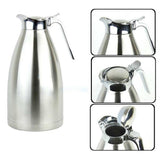 Maxbell 2L Insulation Thermal Coffee Carafe Water Pot + Milk Frothing Pitcher Jug 1L - Aladdin Shoppers