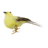 Maxbell Set 2 Artificial Small Bird Realistic ORNAMENTS Feather Taxidermy Tree Decor