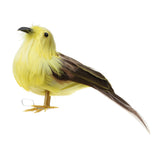 Maxbell Set 2 Artificial Small Bird Realistic ORNAMENTS Feather Taxidermy Tree Decor