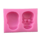 3D Skull Silicone Cake Mold Fondant Mould Decorating Baking Tool  #4