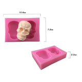 3D Skull Silicone Cake Mold Fondant Mould Decorating Baking Tool  #4