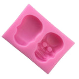 3D Skull Silicone Cake Mold Fondant Mould Decorating Baking Tool  #4