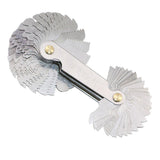 Maxbell 55 Deg Imperial+60 Metric Thread Pitch Gauge Measure Screw 58 Pieces - Aladdin Shoppers