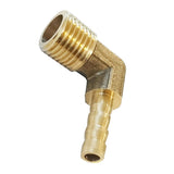 Maxbell 2pcs/set Brass Barb Fitting Male Elbow 90 Degree NPT 1/4" Hose Connector - Aladdin Shoppers