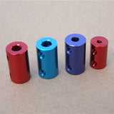 Maxbell 2Pcs Flexible Shaft Coupling Rigid Coupler Motor Connector 6.35-8mm + 8-8mm