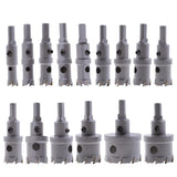 Maxbell 2pcs Carbide Tip Tool Steel Drill Bit Metal Cutter  22mm+26mm Reamer