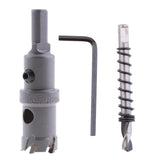 Maxbell 2pcs Carbide Tip Tool Steel Drill Bit Metal Cutter  22mm+26mm Reamer