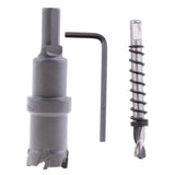 Maxbell 2pcs Carbide Tip Tool Steel Drill Bit Metal Cutter  22mm+26mm Reamer