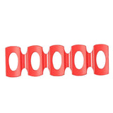 Maxbell Red Silicone Wine Stacker Foldable Beer Can Rack Space Saver Wine Bottle Mat - Aladdin Shoppers