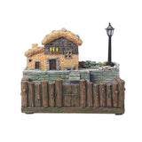 Maxbell Resin Grass House Flower Bed Succulent Pot Planter Bonsai Box Plant Bed