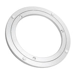 4 Pieces 16inch Aluminum Alloy Round Rotating Turntable Bearing Table Silver