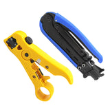 Maxbell Pack of RG59/6/7/11 Coaxial Cable Stripper Crimper Tools Kit for TV CATV