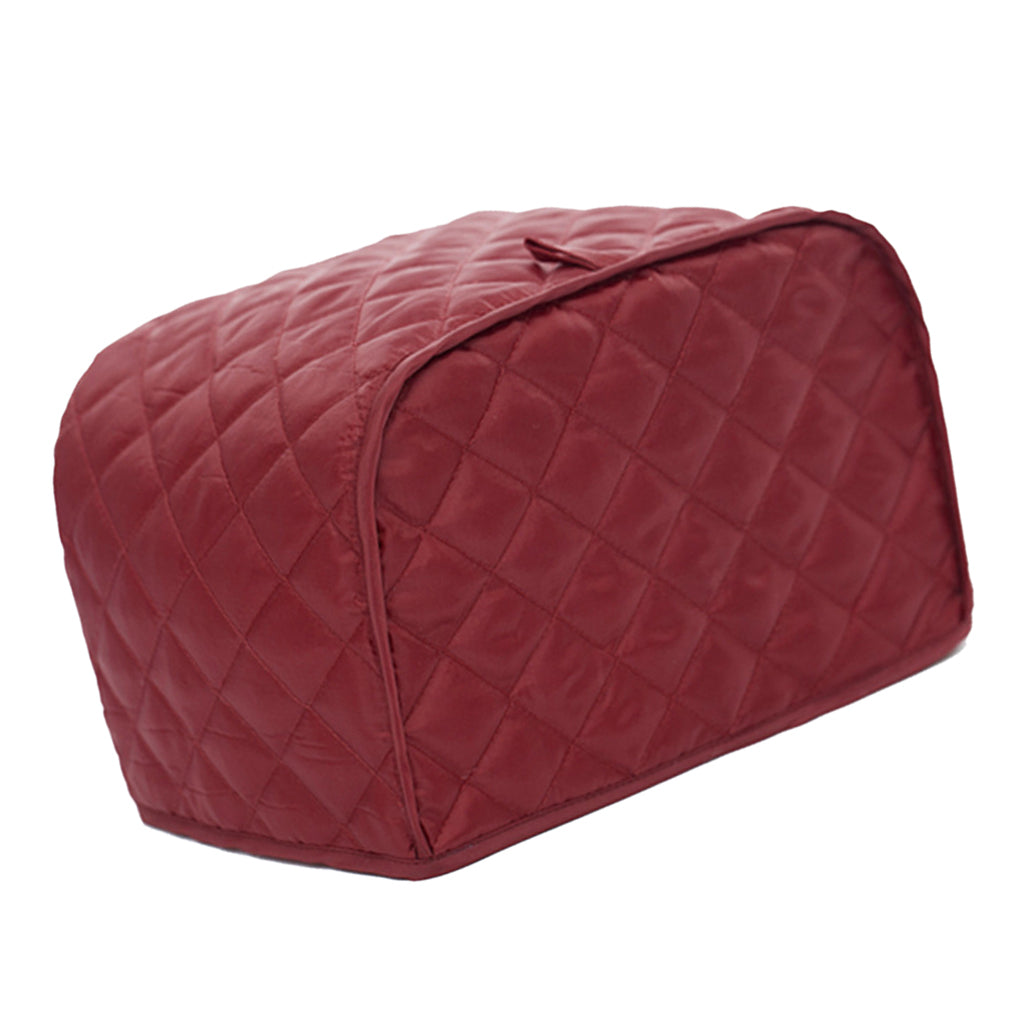 Maxbell Polyester Grid Bread Bakeware Dust Cover Bakeware Protector 2 Slice Red