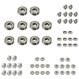 Maxbell 20pcs Radial Ball Bearings 3D Printer Part Mini Bearing  608zz And 623zz