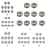 Maxbell 20pcs Radial Ball Bearings 3D Printer Part Mini Bearing  608zz And 623zz