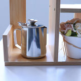 Maxbell 5 Sizes Silver Stainless Coffee Pitcher Milk Frothing Latte Jug Bar DIY - Aladdin Shoppers