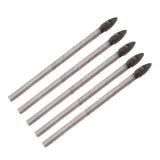 Maxbell Triangular Drill Bits Set Tiles Ceramic Glass  Opener 4mm and 6mm