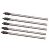 Maxbell Triangular Drill Bits Set Tiles Ceramic Glass  Opener 4mm and 6mm