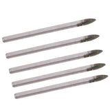 Maxbell 2pcs Triangular Drill Bits Set Tiles Ceramic Glass  Opener 6mm& 8mm
