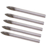 Maxbell 10pcs Triangular Drill Bits Set Tiles Ceramic Glass  Opener