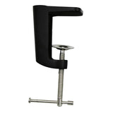 Metal Adjustable Arm Desk Clamp Table Lamp Clip Holder Stand Black