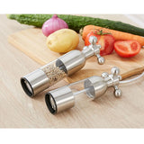 Stainless Steel Pepper Mill Pepper & Salt Grinder Manual Mill Kitchen Tool L