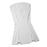Maxbell 3pcs Stretch Cocktail Poseur Dry Bar Spandex Table Cover Cloth Decor White