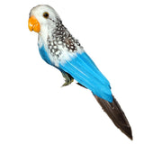 Maxbell 2pcs Artificial Bird Feathered Realistic Garden Yard Decor Ornament  Parrot
