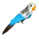 Maxbell 2pcs Artificial Bird Feathered Realistic Garden Yard Decor Ornament  Parrot