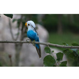 Maxbell 2pcs Artificial Bird Feathered Realistic Garden Yard Decor Ornament  Parrot