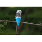 Maxbell 2pcs Artificial Bird Feathered Realistic Garden Yard Decor Ornament  Parrot