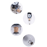 Maxbell AW2000-02 1/4'' Air Filter Regulator Moisture Trap Pressure Gauge Compressor - Aladdin Shoppers