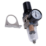 Maxbell AW2000-02 1/4'' Air Filter Regulator Moisture Trap Pressure Gauge Compressor - Aladdin Shoppers