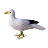 Maxbell 2Pcs Artificial Bird Feather Realistic Home Garden Decor Ornament Seagull