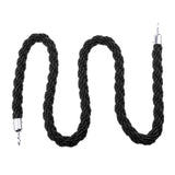 Maxbell Twisted Barrier Rope Queue Nylon for Post Stands Exhibition Crowd 3&2m Black