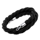 Maxbell Twisted Barrier Rope Queue Nylon for Post Stands Exhibition Crowd 3&2m Black
